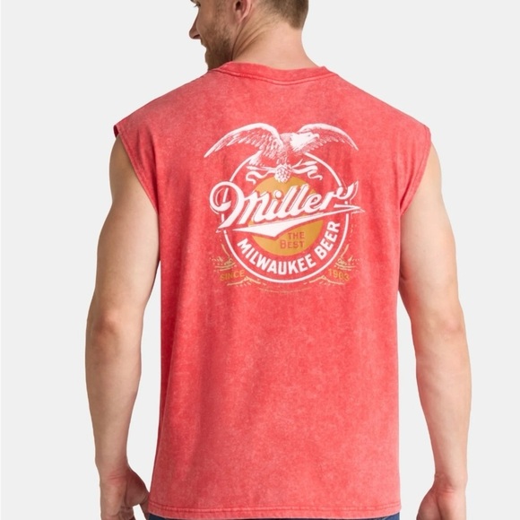 Miller Men's and Big Men's Graphic Muscle Tank Top - Picture 4 of 6